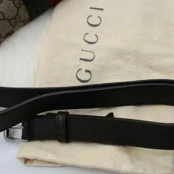 🎁Gucci Sherryline Supreme Plus Leather  Waist Pouch - Picture 5 of 16